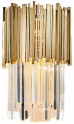 Pipe Organ Wall Brass Variant - kinkiet kryształowy