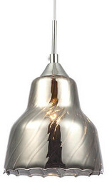 Wisząca lampa metalowa Slizza MDM2387/1 SG Italux szklana