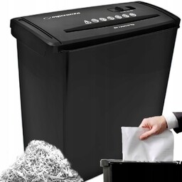 MOCNA BIUROWA NISZCZARKA DO PAPIERU DOKUMENTÓW POJEMNA