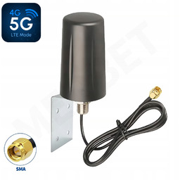Wydajna Antena Zewnętrzna Z Uchwytem Gsm Wi-Fi Lte