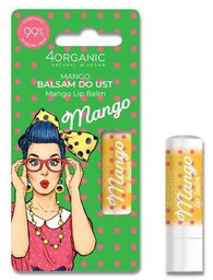 4organic Pin-up Girl naturalny balsam do ust Mango