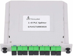 Extralink 1:8 PLC SC/APC Splitter Slot Type