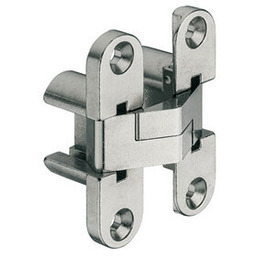 Hafele Zawias Vici do płyt drewnianych - nikiel