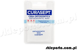 Curasept wosk ortodontyczny bezzapachowy 7 pasków - ochrona