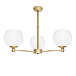 Nowoczesny złoty mosiężny żyrandol KL-S3AR