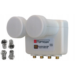 Konwerter Opticum Monoblock-quad, 2 sat, 4 tuner