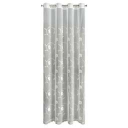 Eurofirany Firana 140x250 Amiri kremowa kwiaty gotowa