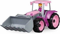 Lena 04452 TRUXX Traktor Pink z przednią łopatą,