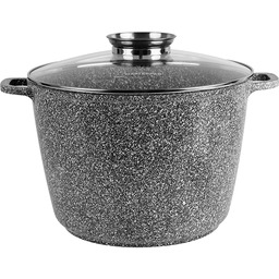 Garnek Aluminium Gleboki 28CM Granit Marmur 10,0L Masterpan