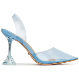 Szpilki DeeZee ZALHT-02 BLUE PU Przezroczysty