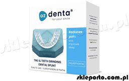 OzDenta Aquamarine dwie szyny przeciw ścieraniu zębów +