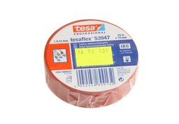 Taśma elektroizolacyjna Tesa Tesaflex 53988 PVC czerwona, długość