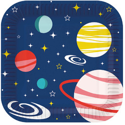 Talerzyki papierowe Kosmos - 23 cm - 8