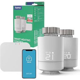 Hama Zestaw 2x Głowica Termostatyczna WIFI SMART +
