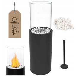 Biokominek Wolnostojący na Taras Do Salonu Duży Okrągły