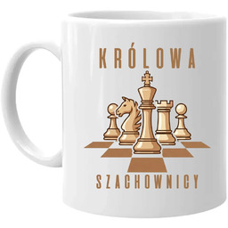 Królowa szachownicy - kubek na prezent