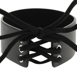 Gustowny Naszyjnik Choker Coquette Czarny 100% ORYGINAŁ DYSKRETNA