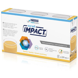 Nestle Oral Impact Immunożywienie Wanilia 3 X 237
