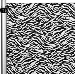 CV Linens bkdp_12_spdx Zebra Spandex 4-drożna rozciągliwa zasłona-366