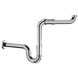 Syfon umywalkowy oszczędzający miejsce 1/4 chrom