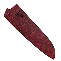 Mcusta Drewniany pokrowiec "Saya" na nóż Santoku 18cm