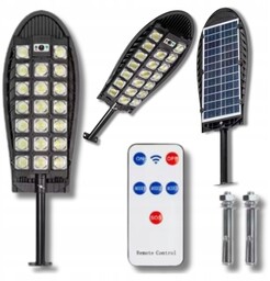 Lampa Solarna Mocna Uliczna Latarnia Pilot Czujnik Ruchu