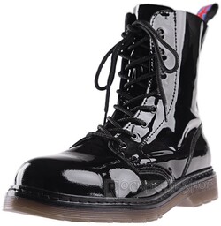 glany NEVERMIND - CZARNE (8 dziurek) lakierowane-36