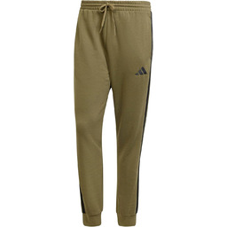 adidas Mężczyźni ESSENTIAL THREE STRIPES FLEECE PANT, olive