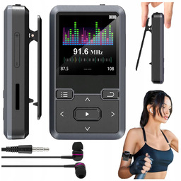 Odtwarzacz MP3 Bluetooth Przenośny 32GB HiFi Radio fm