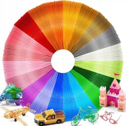 Wkłady Do Długopisu 3D Pcl Zestaw Wielokolorowy Filament