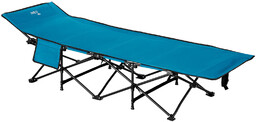 NILS CAMP Łóżko turystyczne NC2701 składane polowe niebieskie