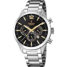 Zegarek kwarcowy FESTINA F20343/4, męski, Timeless Chronograph, WR50