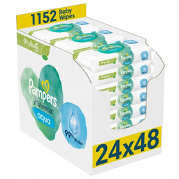 Pampers Harmonie Aqua Chusteczki nawilżane dla dzieci op.