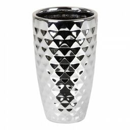 Srebrny wazon ceramiczny 532 Crystal 20 Mirror Silver