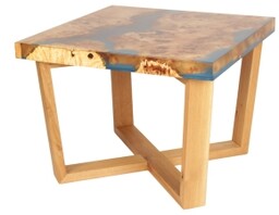 Stół z żywicą kwadrat 75x75