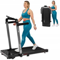 Bieżnia Elektryczna Domowa 1,5 Km Składana na Płasko