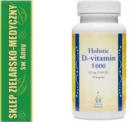 WITAMINA D3 Z LANOLINY Duża dawka 5000 IU