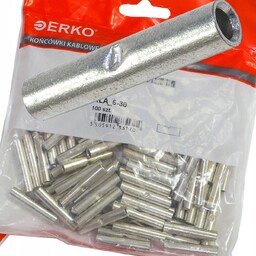 złączka mufa kablowa tulejka Cu 6mm miedziana Kla