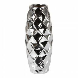 Srebrny wazon ceramiczny 533 Crystal 32 Mirror Silver