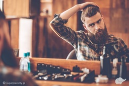 COMBO Strzyżenie i trymowanie brody z podgalaniem brzytwą