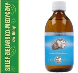 SREBRO KOLOIDALNE 300ml Niejonowe Nano Srebro AG 25