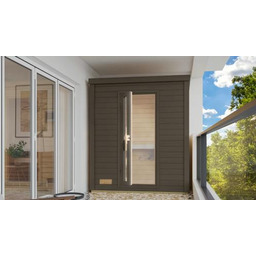 sauna fińska KARIBU HYTTI 0 (356) terragrau LG4502