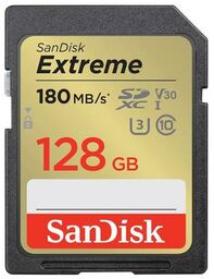 SanDisk SDXC 128GB Extreme 180/90MB/s Karta pamięci