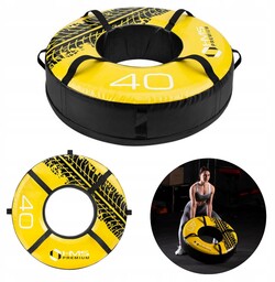 Miękka opona treningowa obciążenie ciężar 40 kg