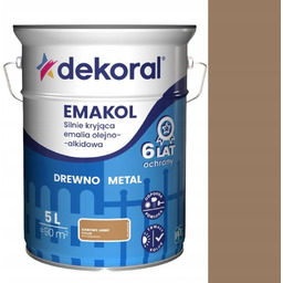 DEKORAL EMALIA EMAKOL STRONG 5L KAWOWY JASNY