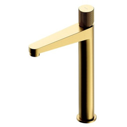 Omnires bateria umywalkowa wysoka Contour złoty szczotkowany CT8012GLB