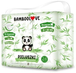 PIELUCHY Z WŁÓKNEM BAMBUSOWYM ROZMIAR M 6-11 KG