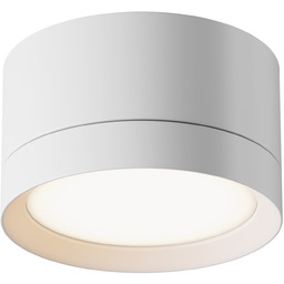 HOOP lampa sufitowa tuba biała H5cm fi8.5cm 12W