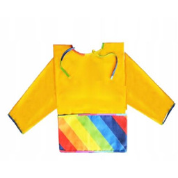 Libra- Babies Winylowy fartuszek z rękawami i kieszenią