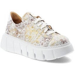 Maciejka Sneakersy damskie, cholewka ze skóry naturalnej